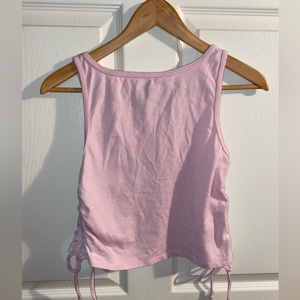 Strawberry Shortcake Pink Cropped Tank Top, Summer, Y2K - Picture 7 of 7